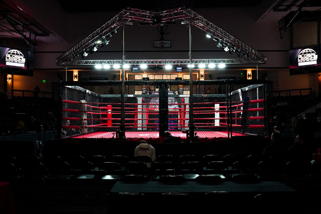 Global Legion FC 24 Boxing and MMA Quadragon Hybrid Fighting Stage