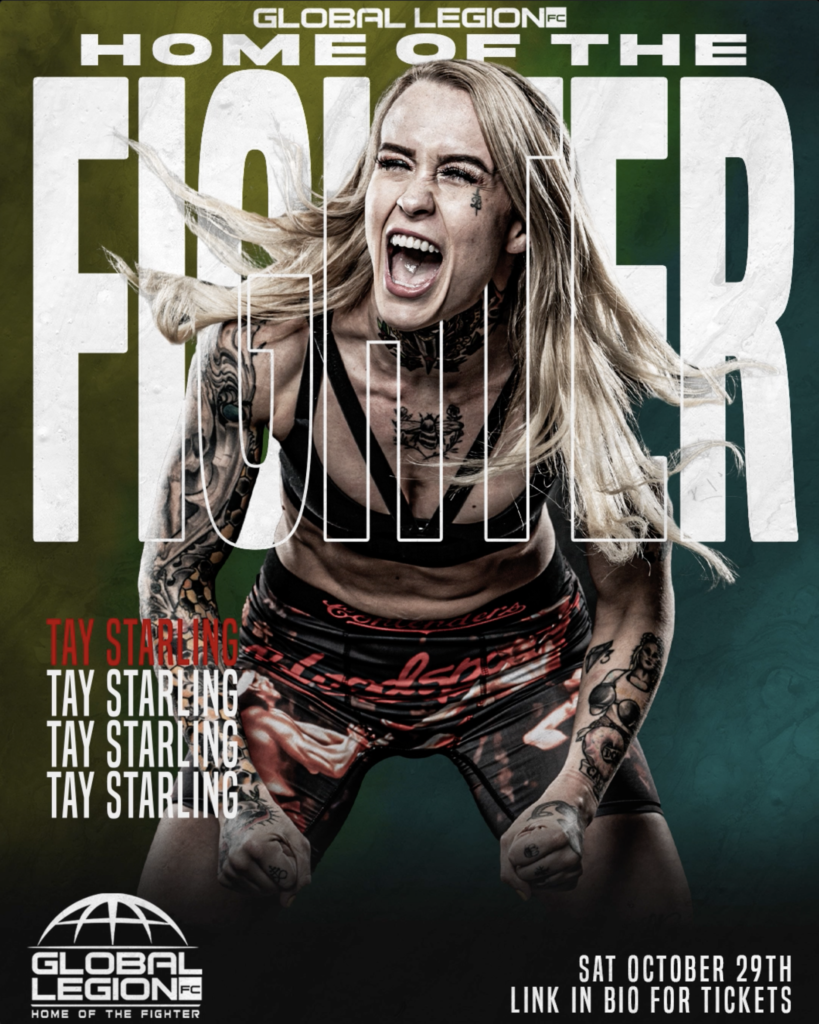 Global Legion FC 23 Taylor Killa Bee Starling Boxing Debut Poster by klxxblatt