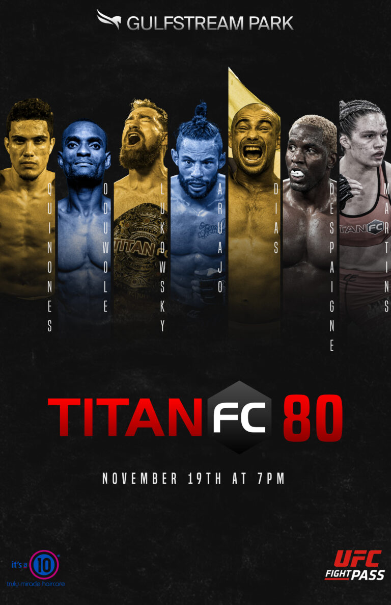 Titan FC 80 Poster Landon Quiñones UFC Fight Pass by klxxblatt